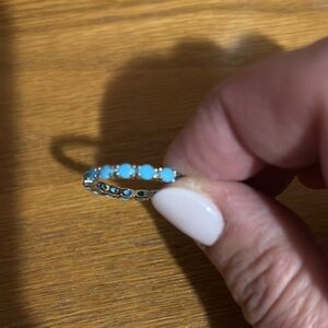 Turquoise Silver Women's Ring